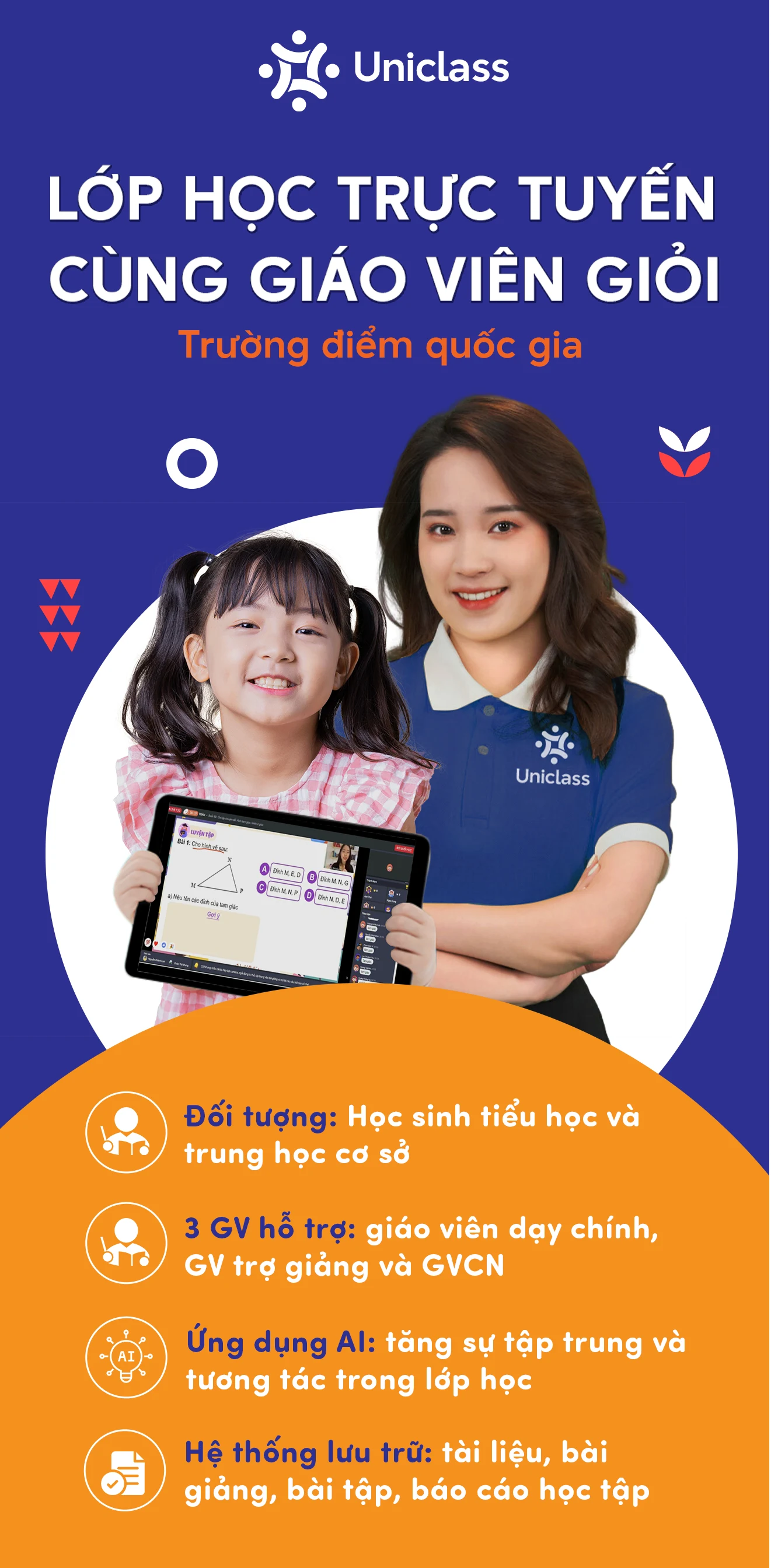 Uniclass: Học Online Lớp 1-9 screenshot